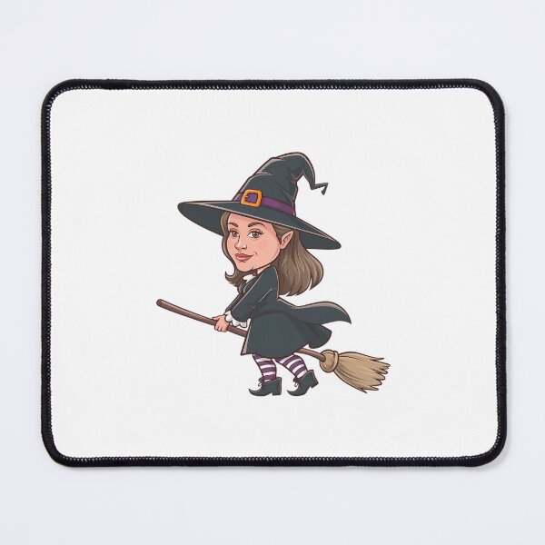 Item preview, A witch with a broom. designed and sold by Joseph Hail.