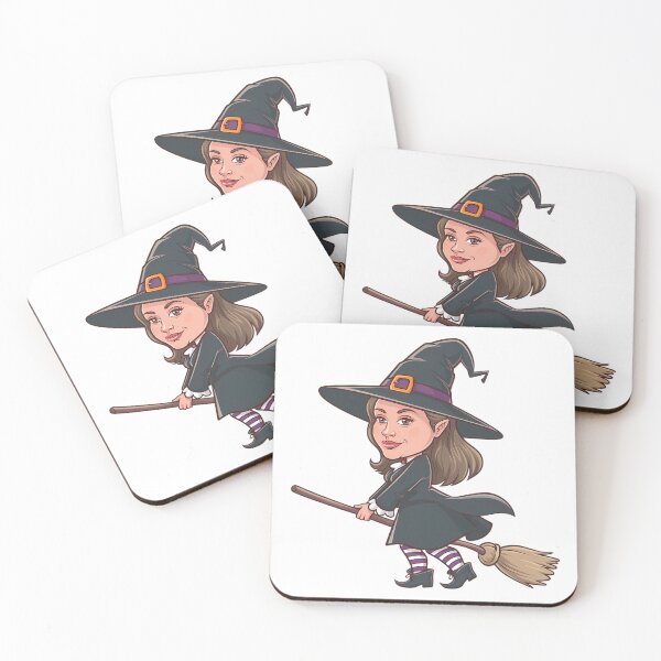 Item preview, A witch with a broom. designed and sold by Joseph Hail.
