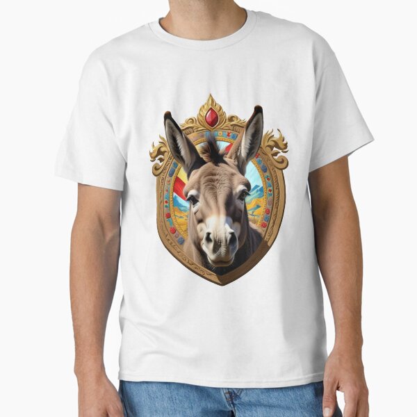 Donkey Shield (#9900Cc) Classic T-Shirt Livingmall