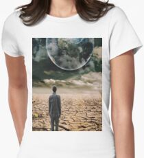 EARTH 2 Pop Art Women's Fitted T-Shirt