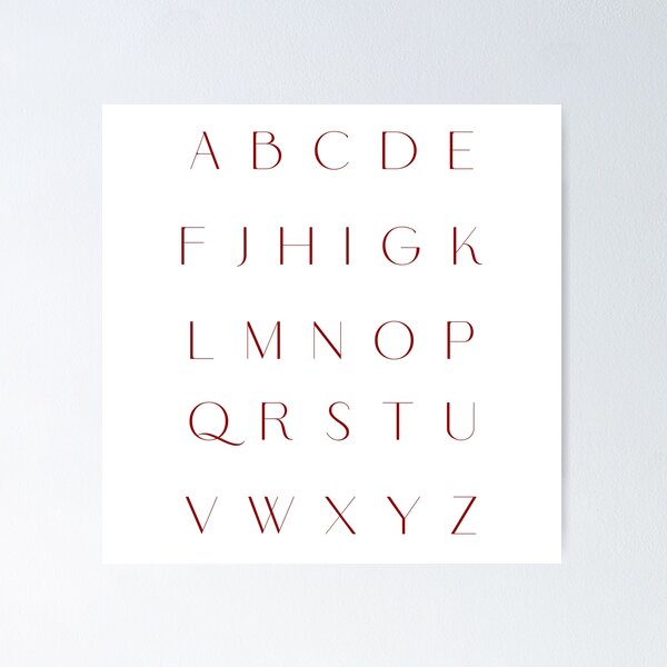 Item preview, Alphabet letters designed and sold by Paper Drip.
