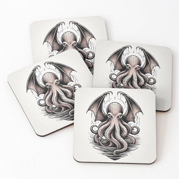 Item preview,  Lovecraftian God Cthulhu cool illustration Eldritch Horror art Lovecraft designed and sold by Vintage Designs +.