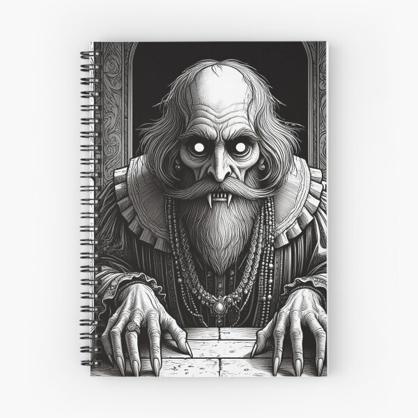 Item preview,  Evil vampire standing staring at you designed and sold by Vintage Designs +.