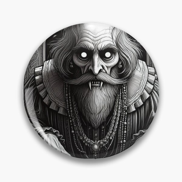 Item preview,  Evil vampire standing staring at you designed and sold by Vintage Designs +.