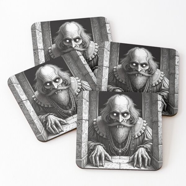 Item preview,  Evil vampire standing staring at you designed and sold by Vintage Designs +.