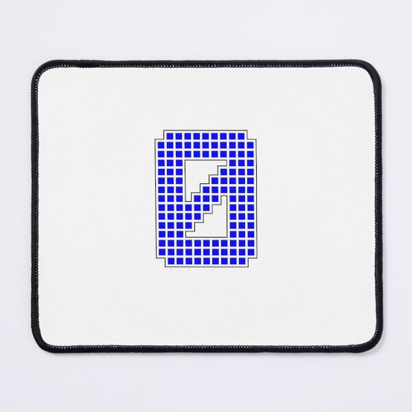 Item preview, Number 0 - Blue Pixel Block Character designed and sold by PixelGlyphs.