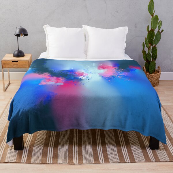 Item preview, Vivid Horizon - Blue Pink Abstract designed and sold by Joey Santiago.