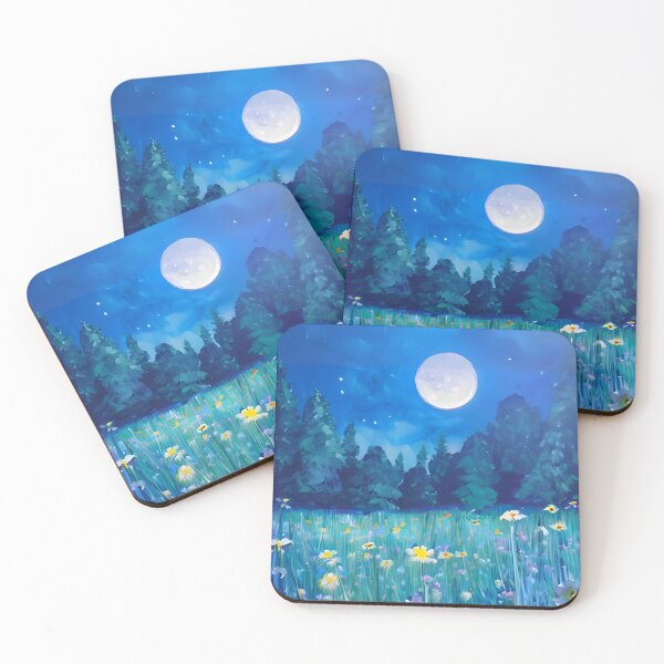 Item preview, Meadow and Forest Under a Full Moon designed and sold by Marymarice.