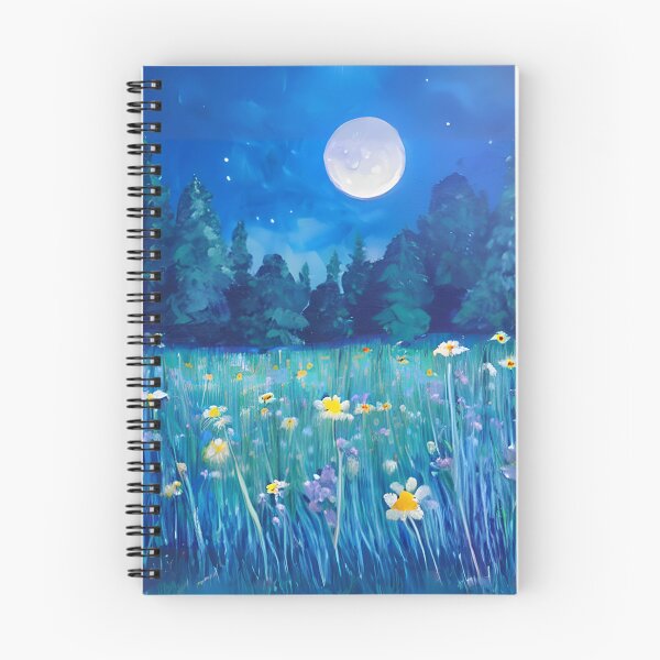 Item preview, Meadow and Forest Under a Full Moon designed and sold by Marymarice.