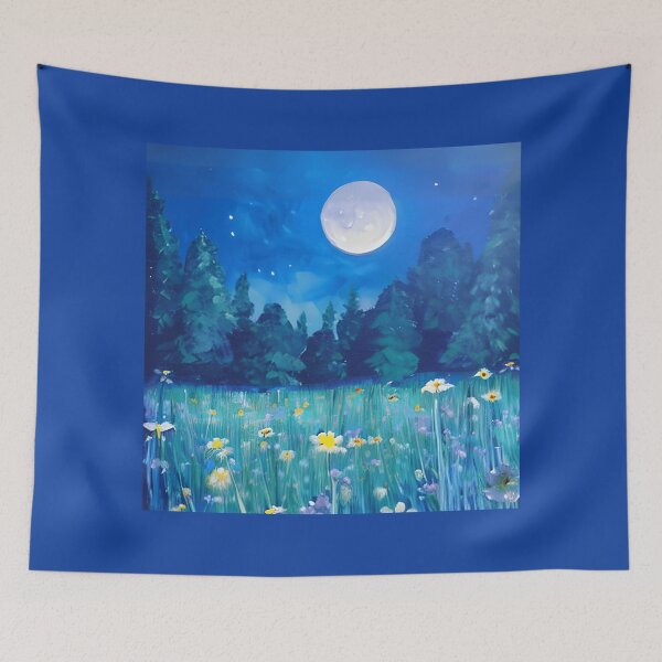 Item preview, Meadow and Forest Under a Full Moon designed and sold by Marymarice.