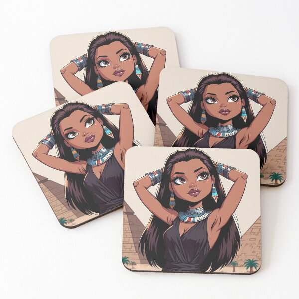 Item preview,  Beautiful Ancient Egyptian Priestess artwork designed and sold by Vintage Designs +.