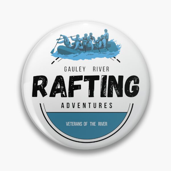 Item preview, Whitewater Rafting Crew – Gauley River Adventure Badge Design designed and sold by Fikuall.