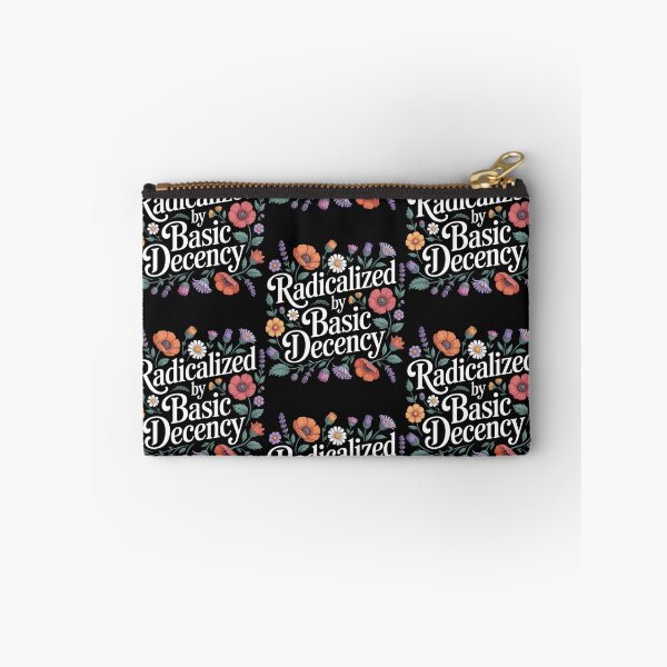 Item preview, Radicalized By Basic Decency Women Floral Funny Democracy designed and sold by clothesy7.