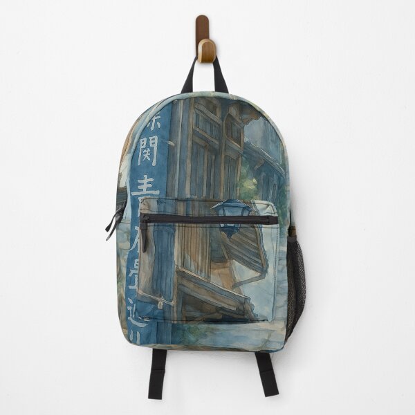 Item preview, Ancient Japanese Alley at Dawn designed and sold by Proyava.Art.