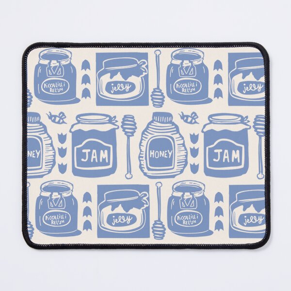 Item preview, Jam Jelly and Honey Cottagecore Pattern designed and sold by Ink + Finch.