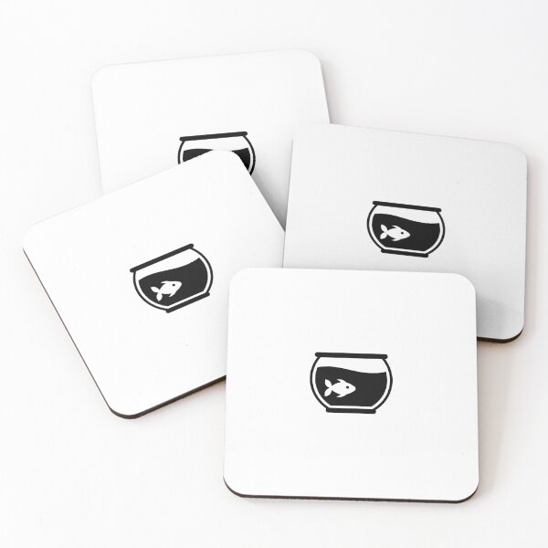 Item preview, Fish in a glass symbol, minimalist designed and sold by BRIGHTLOOKS.