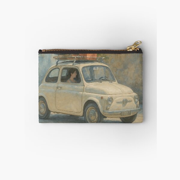 Item preview, Vintage Fiat 500 on Italian Summer Streets designed and sold by Proyava.Art.