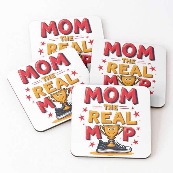 Item preview, Mom The Real MVP | Mother’s Day Sporty T-shirt Design designed and sold by ArtbotsGallery.