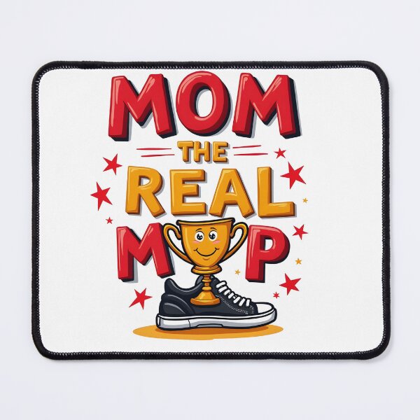 Item preview, Mom The Real MVP | Mother’s Day Sporty T-shirt Design designed and sold by ArtbotsGallery.