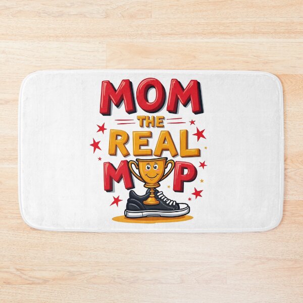 Item preview, Mom The Real MVP | Mother’s Day Sporty T-shirt Design designed and sold by ArtbotsGallery.