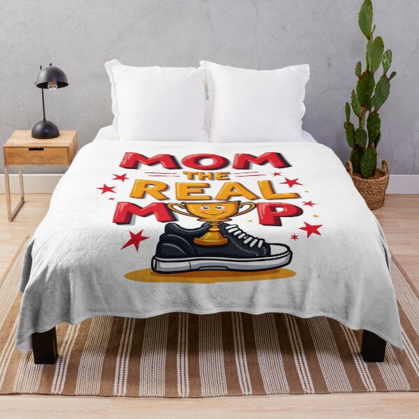 Item preview, Mom The Real MVP | Mother’s Day Sporty T-shirt Design designed and sold by ArtbotsGallery.