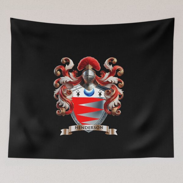 Item preview, Henderson Coat of Arms  Lunar Legacy and Fearless Strength designed and sold by Highlandkings.