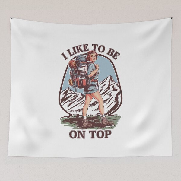 Item preview, Hiking, climbing, backpack mountain, suggestive, naughty, funnyfits70, Humor, Funny, retro, vintages, funny quotes, animal humor, designed and sold by FunnyFits70.