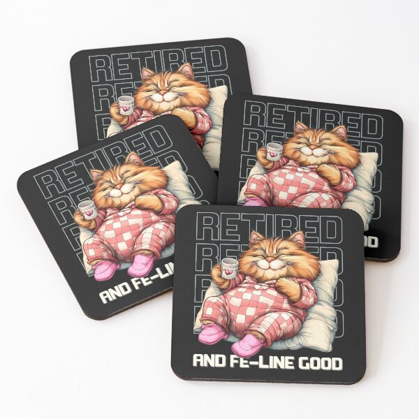 Item preview, Retired Cat Funny Fe-Line Humor for Women's Retirement designed and sold by MTJ-Mushrooms.