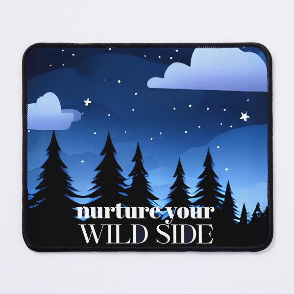 Item preview, Nurture Your Wild Side - Moon. Stars & Pine Trees designed and sold by Marymarice.