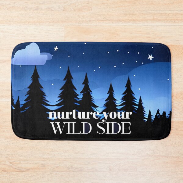 Item preview, Nurture Your Wild Side - Moon. Stars & Pine Trees designed and sold by Marymarice.