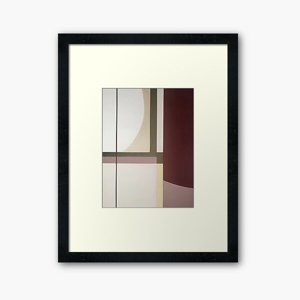 Item preview,  Minimalist Composition with Curved and Straight Lines designed and sold by Artbyvo.