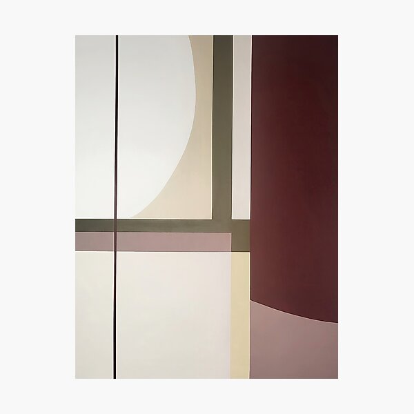 Item preview,  Minimalist Composition with Curved and Straight Lines designed and sold by Artbyvo.