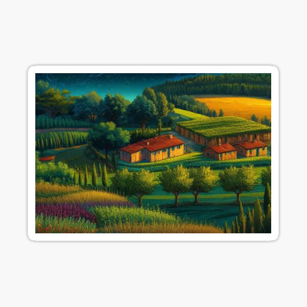 Item preview, Tuscan Lake designed and sold by JEJ Visual Art.