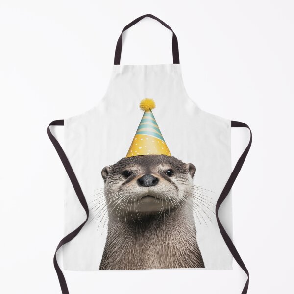 Item preview, Cute Otter with Party Hat Birthday Celebration designed and sold by LazyOwlStore.