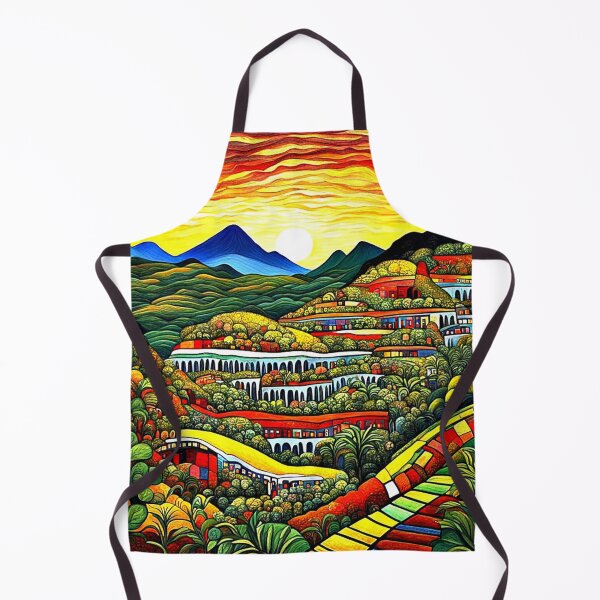 Item preview, Terraced Landscape Sunset 1 designed and sold by George Hutton Hunter.