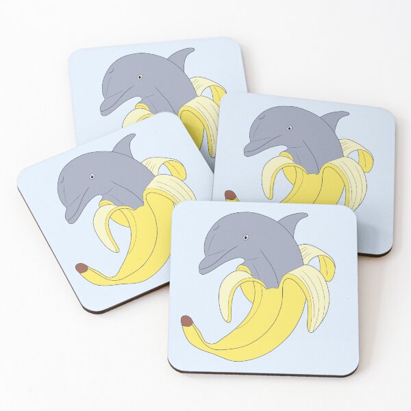 Item preview, Dolphanana – Dolphin Banana Mashup designed and sold by majownik.
