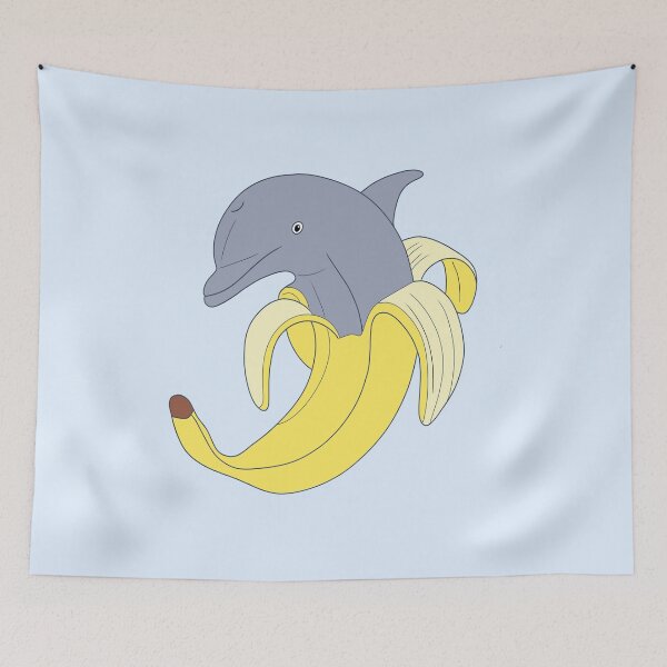 Item preview, Dolphanana – Dolphin Banana Mashup designed and sold by majownik.