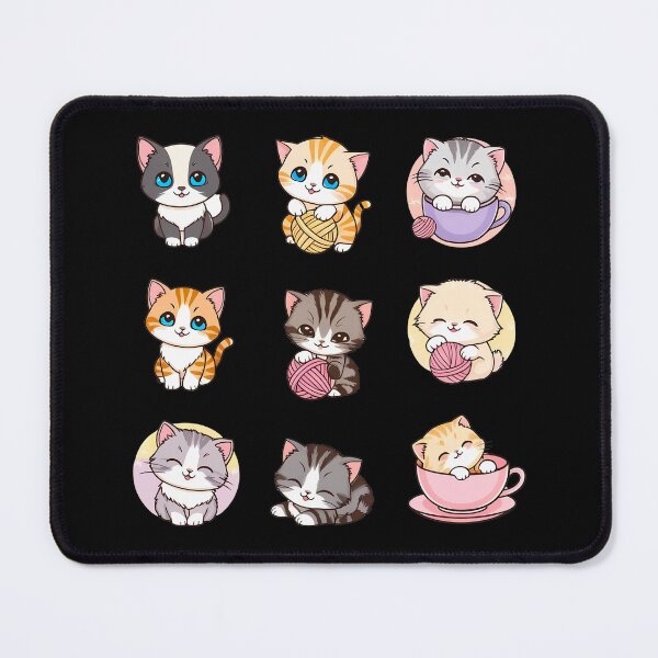 Item preview, Cute Chibi Kittens Sticker Pack and Tees designed and sold by EthosWear.