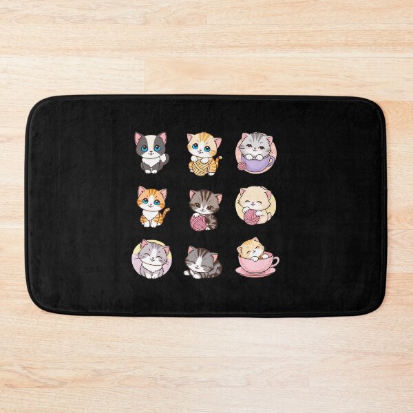 Item preview, Cute Chibi Kittens Sticker Pack and Tees designed and sold by EthosWear.