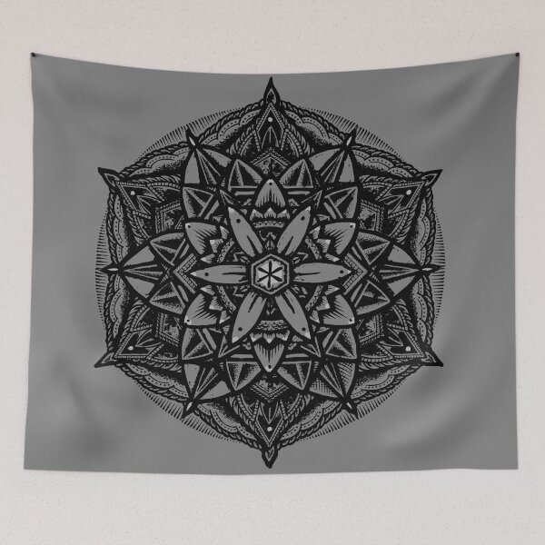 Item preview, Sacred Geometry Mandala - White Star of Solomon designed and sold by Roberto Jaras Lira.