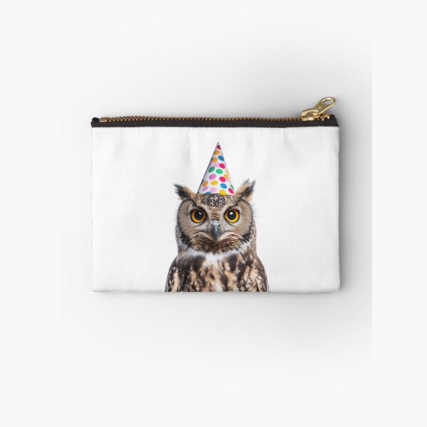 Item preview, Cute Owl with Party Hat Birthday Celebration designed and sold by LazyOwlStore.