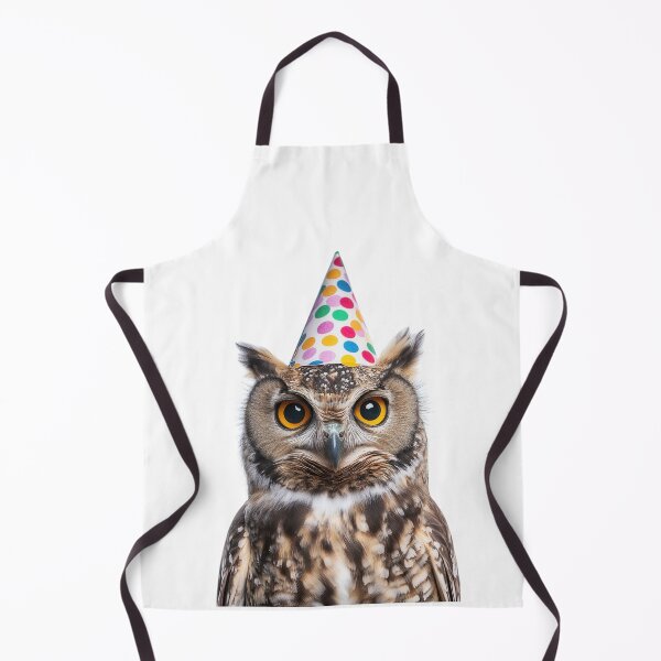 Item preview, Cute Owl with Party Hat Birthday Celebration designed and sold by LazyOwlStore.