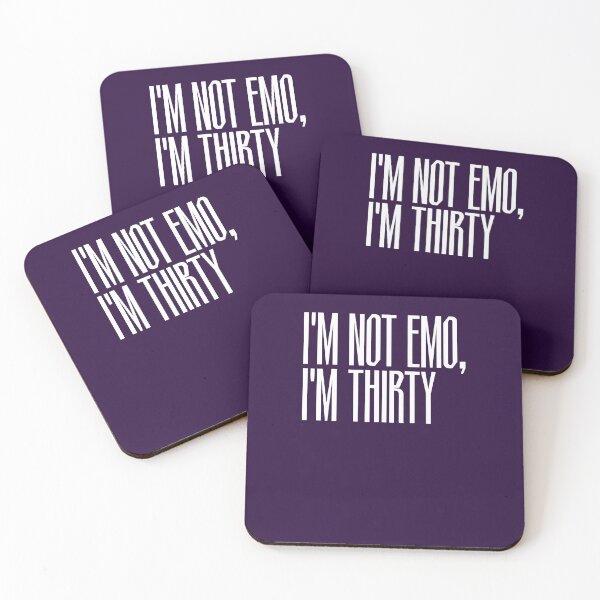 Item preview, Copia de Copia de I'm not emo, I'm thirty designed and sold by CD-89.