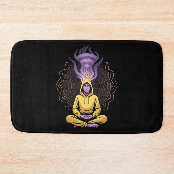 Item preview, Cyber Monk. Wellbeing meditation. Design 1. designed and sold by Shoot-The-Moon.