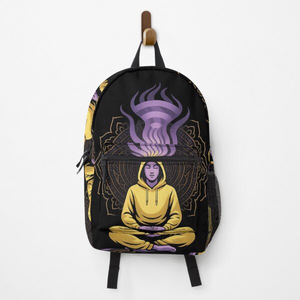 Item preview, Cyber Monk. Wellbeing meditation. Design 1. designed and sold by Shoot-The-Moon.