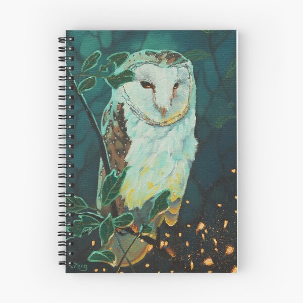 Item preview, Nightly owl something is burning designed and sold by Yue Zeng Art Studio.