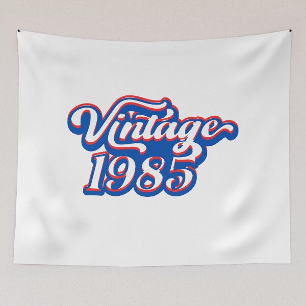 Item preview, Vintage 1985 – Retro Red and Blue Design designed and sold by BlesstB.