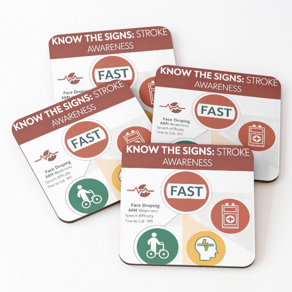 Item preview, Know the Signs: Stroke Awareness — Act FAST to Save Lives designed and sold by DigiGroove.