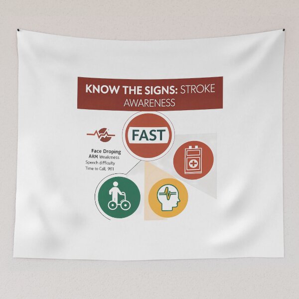 Item preview, Know the Signs: Stroke Awareness — Act FAST to Save Lives designed and sold by DigiGroove.