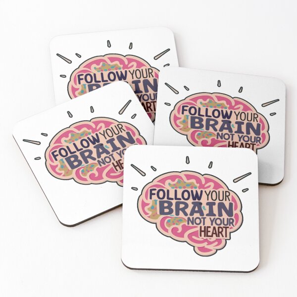Item preview, Follow your brain not your heart, Mind Over Matter designed and sold by Coollzone.